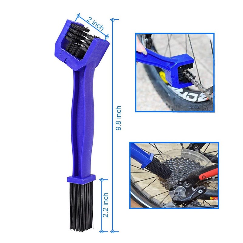 MMOBIEL Motorcycle Chain Cleaning Brush Kit Cleaner for Motorcycle, Bicycle and Mountain Bike - 4 Pcs Cleaning Brush Tool - Bike Cleaning Tool - Bicycle Chain Cleaner - Image 2